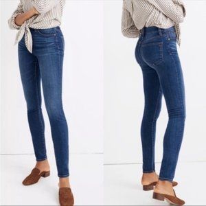 Madewell Curvy High Rise Skinny Jean Medium/Dark Wash Sz 27